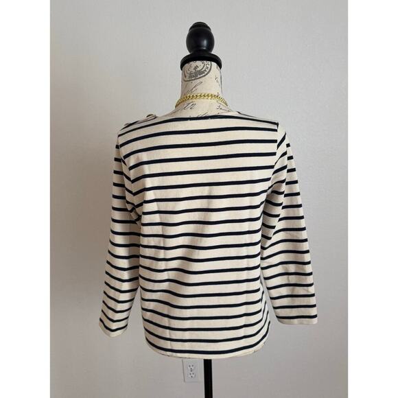 B45 Sezane Colette Mariniere Striped Top Women XS Parisian Chic Old Money French - Picture 4 of 9